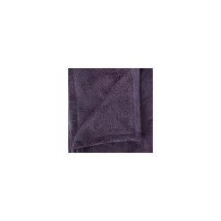 ACHAT UTILE Plaid Polaire Microfibre Aubergine -Plaid et couverture Soldes 4489512 3