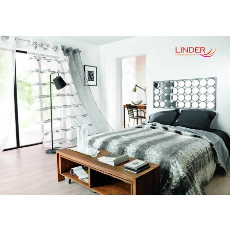 HOMEMAISON Jeté De Lit En Fausse Fourrure Gris Et Blanc 150 X 200 Cm - Gris Et Blanc 3 HOMEMAISON Jeté De Lit En Fausse Fourrure Gris Et Blanc 150 X 200 Cm - Gris Et Blanc