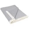 HOMEMAISON Plaid Original Frangé Sur Les Côtés Gris Souris 150 X 150 Cm - Gris Souris 1 HOMEMAISON Plaid Original Frangé Sur Les Côtés Gris Souris 150 X 150 Cm - Gris Souris -Plaid et couverture Soldes 44930722 1