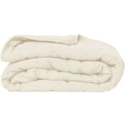 HOMEMAISON Ensemble Réversible Couvre Lit Et Taies Ecru 240 X 260 Cm + 2 T - Ecru