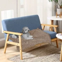 Couverture En Molleton Pour Animaux De Compagnie De Qualité Supérieure, Jeté De Couverture Pour Chien Et Chat, Tapis De Sommeil Double Couche Lavable Pour Lit De Chien, Canapé, Canapé, Voiture S: 56*35cm Rose LangRay -Plaid et couverture Soldes 45190389 3