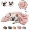 Couverture En Molleton Pour Animaux De Compagnie De Qualité Supérieure, Jeté De Couverture Pour Chien Et Chat, Tapis De Sommeil Double Couche Lavable Pour Lit De Chien, Canapé, Canapé, Voiture XL: 127*100cm Rose LangRay -Plaid et couverture Soldes 45202075 1