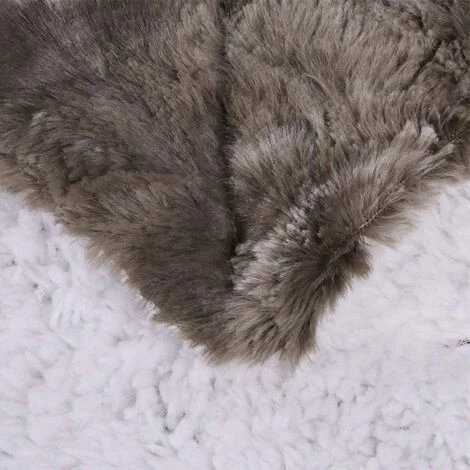 TINOR Couverture Lancer En Fausse Fourrure Luxueuse Couvertures Douces De Grande Taille Pour Un Couvre Canapé De Salon Ou Grande Couvre-lit Décoratif Pour Chambre à Coucher 6 TINOR Couverture Lancer En Fausse Fourrure Luxueuse Couvertures Douces De Grande Taille Pour Un Couvre Canapé De Salon Ou Grande Couvre-lit Décoratif Pour Chambre à Coucher – Image 4