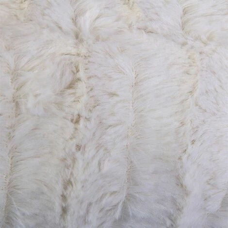 Paris Prix - Plaid Imitation Fourrure "a Anse" 120x150cm Blanc 5 Paris Prix - Plaid Imitation Fourrure "a Anse" 120x150cm Blanc – Image 3
