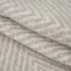 LOLAHOME Couverture Grise à Chevrons Avec Franges En Tissu Polyester 130x170 Cm -Plaid et couverture Soldes 45790289 5