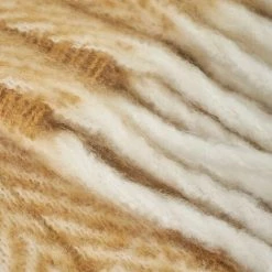 LOLAHOME Couverture à Chevrons Moutarde Avec Franges En Tissu Polyester 130x170 Cm 10 LOLAHOME Couverture à Chevrons Moutarde Avec Franges En Tissu Polyester 130x170 Cm -Plaid et couverture Soldes 45790696 4