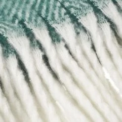 LOLAHOME Couverture Verte à Chevrons Avec Franges En Tissu Polyester 130x170 Cm 9 LOLAHOME Couverture Verte à Chevrons Avec Franges En Tissu Polyester 130x170 Cm -Plaid et couverture Soldes 45790713 3