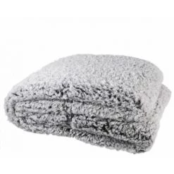 Paris Prix - Plaid Imitation Fourrure "pachap" 120x150cm Gris