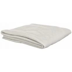 Paris Prix - Plaid Polaire Uni "grog" 125x150cm Gris Clair