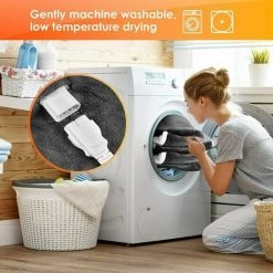 HOMFA Couverture Chauffante Couverture Chauffante XXL Couverture Chauffante Lit Chauffant à Extinction Automatique Gris -Plaid et couverture Soldes 45859157 5