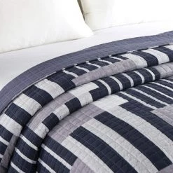 WOLTU Lot De 2 Couvre-Lits. Design Patchwork Couette Boutis Imprimée. Jeté De Lit.150x200cm.BD12m01-2 -Plaid et couverture Soldes 46355772 4