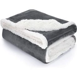 ILOVEMILAN Couverture Moelleuse, Double Couverture Polaire En Micropeluche Super Douce Couverture Polaire En Peluche Micro Vison Couverture Chaude, 150x200CM, Gris 11 ILOVEMILAN Couverture Moelleuse, Double Couverture Polaire En Micropeluche Super Douce Couverture Polaire En Peluche Micro Vison Couverture Chaude, 150x200CM, Gris -Plaid et couverture Soldes 46473310 5