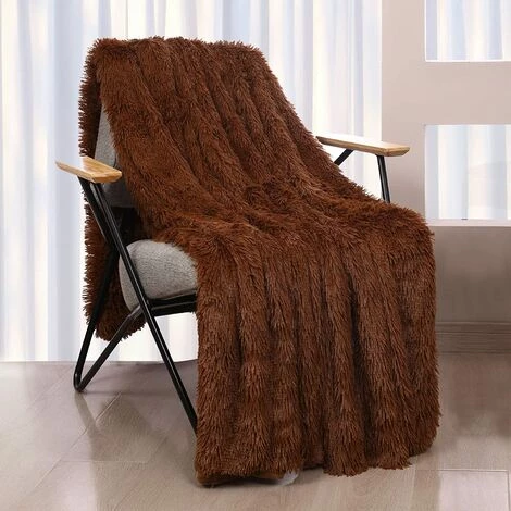 ILOVEMILAN Double Face PV Et Flanelle Plaid Canape , Super Doux Et Chaud Plaid Polaire Couverture, Couverture Polaire Convient Pour Canapé, Lit Ou Salon, Couleur Café 130x160cm 3 ILOVEMILAN Double Face PV Et Flanelle Plaid Canape , Super Doux Et Chaud Plaid Polaire Couverture, Couverture Polaire Convient Pour Canapé, Lit Ou Salon, Couleur Café 130x160cm