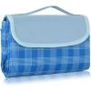 Kueatily Tissu De Pique-nique à Carreaux Bleu (200*200cm) -Plaid et couverture Soldes 46542558 1