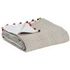 MILIBOO Plaid En Coton Avec Pompons Multicolores 140 X 200 Cm FILEA - Naturel 1 MILIBOO Plaid En Coton Avec Pompons Multicolores 140 X 200 Cm FILEA - Naturel -Plaid et couverture Soldes 46759829 1