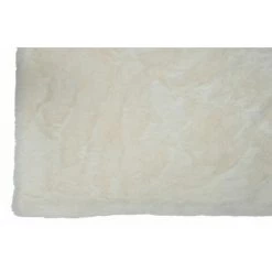 DANSMAMAISON Plaid Cutie Polyester Blanc - L 180 X L 130 X H 3 Cm - Blanc -Plaid et couverture Soldes 46776674 3