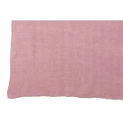 DANSMAMAISON Plaid Delave Lin Vieux Rose - L 200 X L 150 X H 0,5 Cm - Rose -Plaid et couverture Soldes 46776750 2
