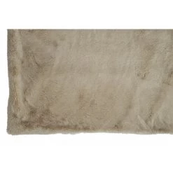 DANSMAMAISON Plaid Cutie Polyester Gris Clair - L 180 X L 130 X H 3 Cm - Gris -Plaid et couverture Soldes 46776752 3