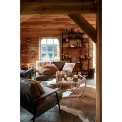 DANSMAMAISON Plaid Bambi Polyester Marron/Beige - L 175 X L 130 X H 0,5 Cm - Beige -Plaid et couverture Soldes 46776831 5