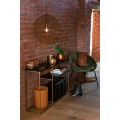 DANSMAMAISON Plaid Floches Coton Rouille - L 180 X L 130 X H 4 Cm - Orange -Plaid et couverture Soldes 46776839 3