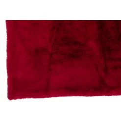 DANSMAMAISON Plaid Cutie Polyester Rouge Carmin - L 180 X L 130 X H 2 Cm - Rouge -Plaid et couverture Soldes 46776842 3