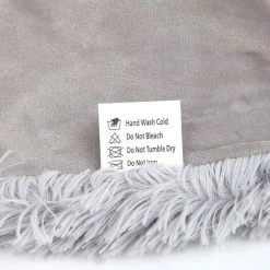 TINOR 160 * 200cm Super Doux Chaleureux Peluche Throw Blanket Double Face Fleece Blanket(Gris) -Plaid et couverture Soldes 46790195 4