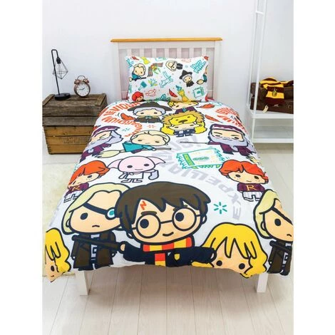 ARGOFIELD Parure De Lit Réversible Et Taie D'oreiller Harry Potter - 135 Cm X 200 Cm - Multicolor 3 ARGOFIELD Parure De Lit Réversible Et Taie D'oreiller Harry Potter - 135 Cm X 200 Cm - Multicolor – Image 2