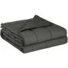 WOLTU Couverture Pondérée Gris. 150x200cm. Couverture Lestée Anti-Stress 100% Coton Pour Adulte. Poids 9kg -Plaid et couverture Soldes 47249249 1