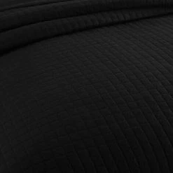 WOLTU Couverture De Lit Rembourré Et Matelassé .Couvre-Lit. Noir. 170x210 Cm -Plaid et couverture Soldes 47249251 3