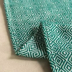 Jeté De Lit Couverture Couvre-lit Décorative Canapé Jeter Canapé Couverture Gland Plaids Frange Tapis à La Mode Mignon Motif Du Losange Triomphe (120 X 200 Cm, Vert Matcha) -Plaid et couverture Soldes 47852540 4
