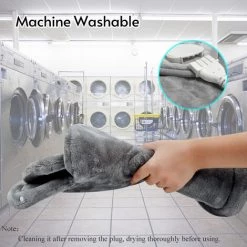 HAPPYSHOPPING Couverture électrique 94*56 Lavable En Machine, Chauffante, Châle, Cou, épaule Prise Européenne 230V ,gris Argent - Gris Argent 10 HAPPYSHOPPING Couverture électrique 94*56 Lavable En Machine, Chauffante, Châle, Cou, épaule Prise Européenne 230V ,gris Argent - Gris Argent -Plaid et couverture Soldes 48153419 4