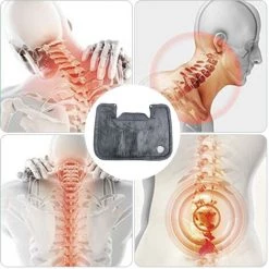 HAPPYSHOPPING Couverture électrique 58*42 Lavable En Machine, Chauffante, Châle, Cou, épaule Prise Européenne 230V ,gris Foncé -Plaid et couverture Soldes 48153423 3