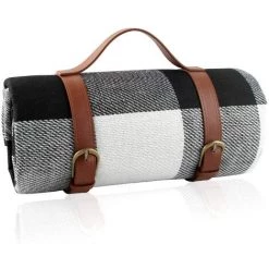 TINOR Couverture De Pique-Niques, Tapis De Pique-Nique,150X200CM Couverture Picnique, Couverture De Plage Anti Sable, Grande Pliable Portable Tapis De Plage Imperméable