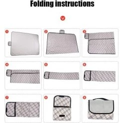 ELLE Couverture De Plage éTanche Au Sable éTanche, Tapis De Couverture De Pique-Nique Portable 150x200cm Tapis De Camping Pliable Pour 3-5 Adultes Camping 10 ELLE Couverture De Plage éTanche Au Sable éTanche, Tapis De Couverture De Pique-Nique Portable 150x200cm Tapis De Camping Pliable Pour 3-5 Adultes Camping -Plaid et couverture Soldes 48334930 4