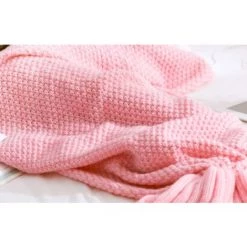 ILOVEMILAN Couverture En Coton Couvre-lit Couverture Câline Couvre-lit Couverture En Laine Couverture De Salon Couverture De Canapé Couverture De Couchage Couverture De Sirène Couverture Câline (Rose) 10 ILOVEMILAN Couverture En Coton Couvre-lit Couverture Câline Couvre-lit Couverture En Laine Couverture De Salon Couverture De Canapé Couverture De Couchage Couverture De Sirène Couverture Câline (Rose) -Plaid et couverture Soldes 48402499 4