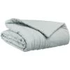 MILIBOO Plaid En Coton Gris Perle 120 X 180 Cm DOU - Gris Perle -Plaid et couverture Soldes 48814739 1