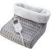 Chauffe-pieds électrique | Laine Et Polaire | 30x30x24 Cm | Gris : Mobiclinic -Plaid et couverture Soldes 49195051 1