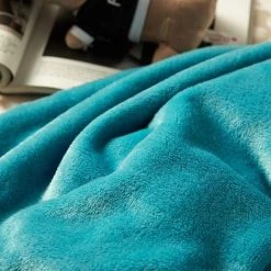 WOLTU Lot De 2 Couverture Chaude En Flanelle.Couverture TV Couverture De Canapé.150x200cm.Turquoise 8 WOLTU Lot De 2 Couverture Chaude En Flanelle.Couverture TV Couverture De Canapé.150x200cm.Turquoise -Plaid et couverture Soldes 49240550 3