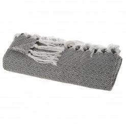 Plaid Nomade 125 X 150 Cm Atmosphera - Noir - Noir