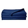 POYET MOTTE Couverture Polaire 180 X 220 Cm Marine - Bleu -Plaid et couverture Soldes 49306759 1
