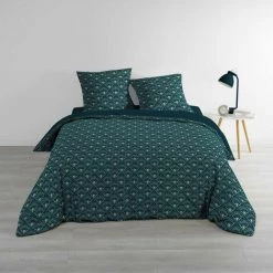 DOUCEUR D'INTÉRIEUR Couvre-lit 2 Personnes Matelassé 220x240 Come Microfibre - Bleu