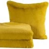 Sud étoffe - Plaid Douceur 130x170 Antic Moss Sud Etoffe - Jaune -Plaid et couverture Soldes 49512233 1