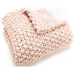 Amadeus - Plaid Tricot Rose 125x150 - Rose