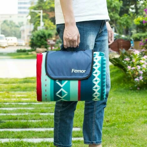 Homfa Couverture Pique-nique Picnic Imperméable 200x300 Cm Bleu 3 Homfa Couverture Pique-nique Picnic Imperméable 200x300 Cm Bleu