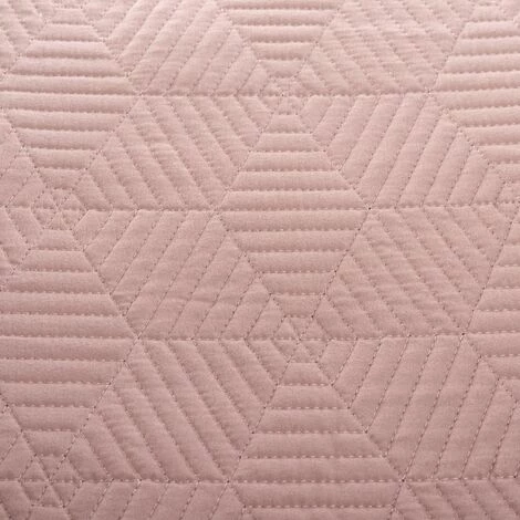LOLA HOME Couvre-lit Bouti Géométrique Rose Nordique En Microfibre Pour Lit 105 Cm 5 LOLA HOME Couvre-lit Bouti Géométrique Rose Nordique En Microfibre Pour Lit 105 Cm – Image 3