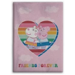 AYMAX Plaid Polaire Peppa Pig - 100x140 Cm - Multicolor