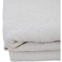 LOLAHOME Housse De Couette Beige Avec Texture Coton Et Polyester Pour Lit De 150 Cm 8 LOLAHOME Housse De Couette Beige Avec Texture Coton Et Polyester Pour Lit De 150 Cm -Plaid et couverture Soldes 50736085 3