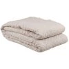 LOLA HOME Couette Bouti Géométrique Taupe En Tissu Microfibre Pour Lit 135 Cm -Plaid et couverture Soldes 50736288 1