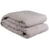 LOLA HOME Housse De Couette Bouti Géométrique Gris En Tissu Microfibre Pour Lit De 135 Cm -Plaid et couverture Soldes 50736795 1