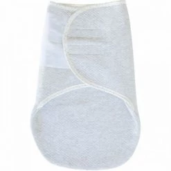 Domiva Couverture Emmaillotage Calin - Naissance - Coton/Polyester - Gris